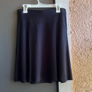 LOFT black high waisted mini skirt